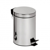Lixeira Aço Inox Cesto 5 Litros Com Pedal Balde Lixo Removível
