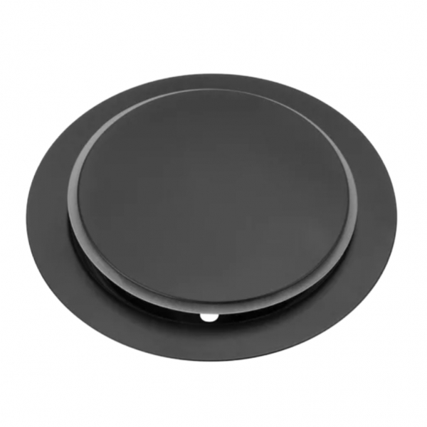 Ralo Inteligente Ideal Click 15x15 Redondo Inox Preto Fosco