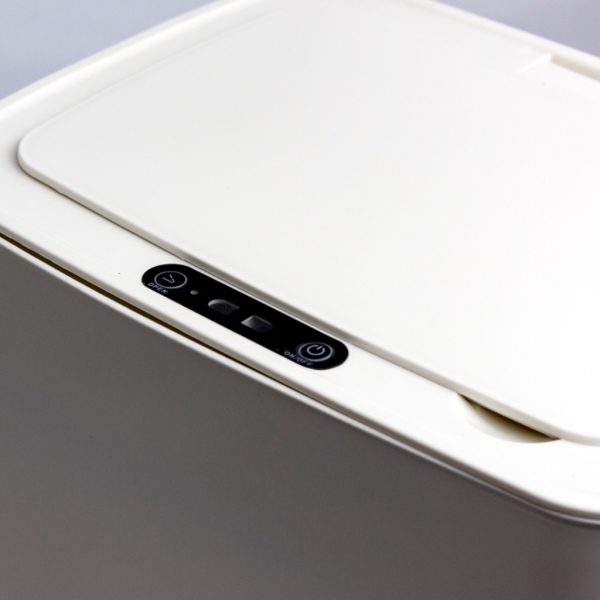 Lixeira sensor automática banheiro cozinha lixo inteligente cor Preto Kokay 056-0035