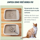 Prática Pá De Aço Inoxidável Para Animais De Estimação Confortável Scooper De Ninhada De Gato De Superfície Aumentada