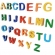 LETRAS ALFABETO MAGNETICO EDUCATIVO INFANTIL 26 PEÇAS Letras