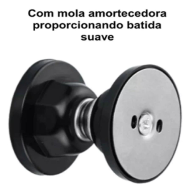 Trava Prendedor Batetor Fixador Porta Imã Magnético Adesivo Inox