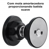 Trava Prendedor Batetor Fixador Porta Imã Magnético Adesivo Inox