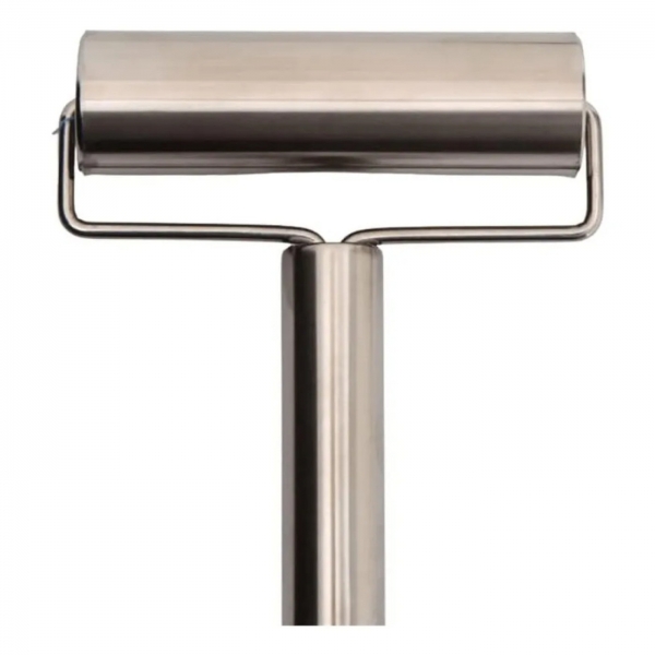 Rolo Duplo Para Massa Aço Inox 18 Cm