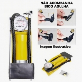Bomba De Ar Com Pedal e Manômetro
