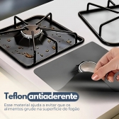 Kit 6 Protetor Boca Fogão Lavável Resistente Teflon 27X27