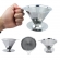 2 Filtro Coador De Café Inox - Peneira Aço Reutilizável