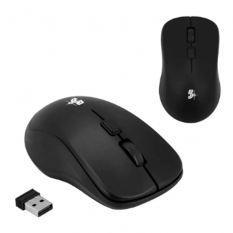 Mouse Sem Fio Office 5+ Preto Alta Qualidade 015-0080 Preto