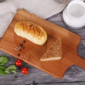 Tábua De Corte De Madeira 37x15cm Multiuso Tábua De Cozinha Para Cortar Alimentos Queijos e petiscos