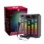 Caixa De Som Outdoor Boombox Praia Recarregável Home Theater Sem Fio Am Fm Áudio Som Speaker Rádio Portátil com Mic Spea