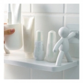 Porta Shampoo Boneco Prateleira Bob Retangular Plástico