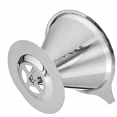 Filtro Coador De Café Inox 102 - Peneira Aço Reutilizável Sem Uso De Papel