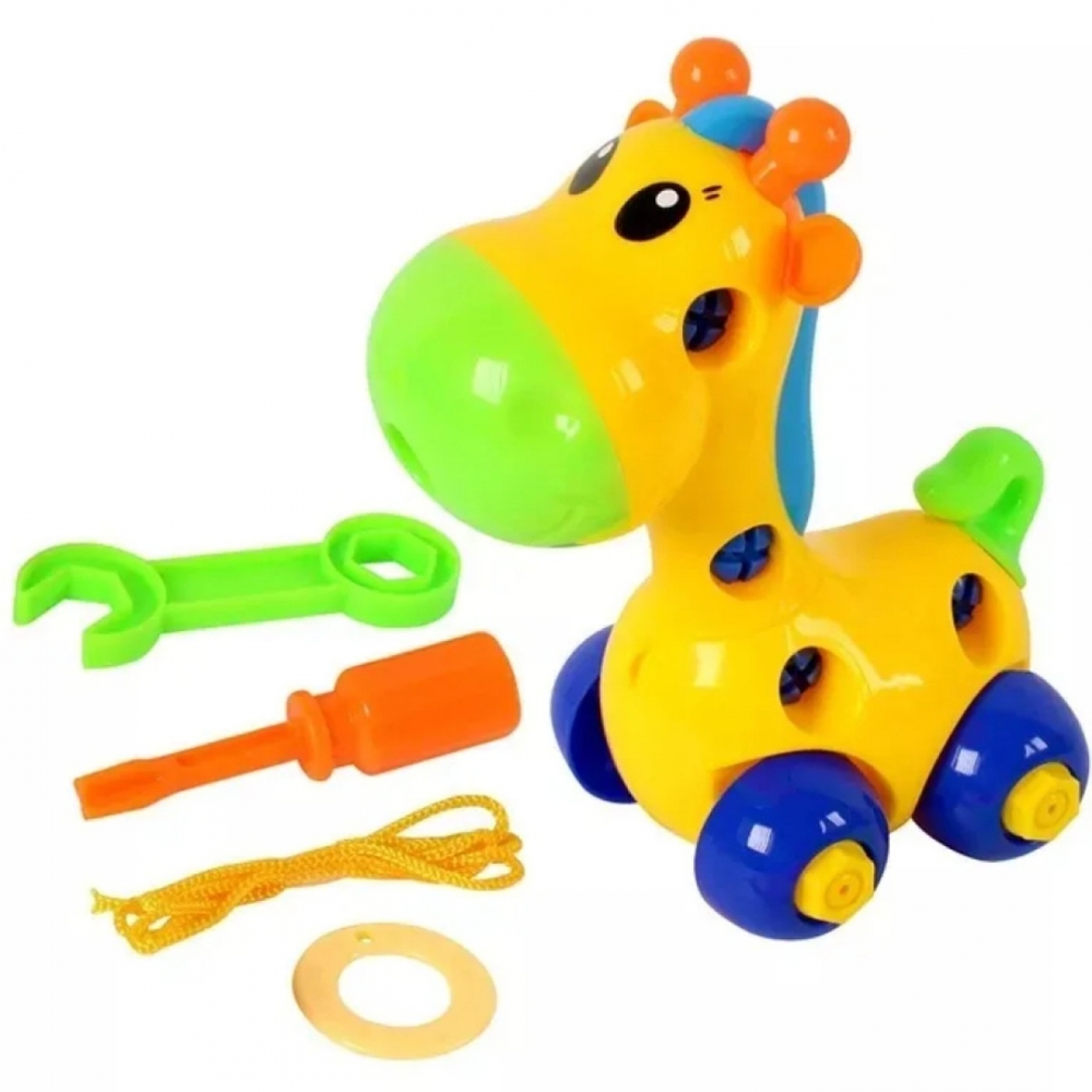 Brinquedo Girafa Monta Desmonta