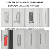 Kit Fecho Trava Porta de Armário Magnético Imã Ultra Forte