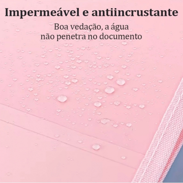 Pasta Sanfonada Com 12 Divisórias Pasta Prancheta Tamanho A4 Escritório Escolar