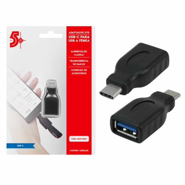Adaptador Otg Tipo C 3.1 Para Usb Fêmea