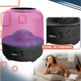 Caixa De Som Luminária Bluetooth Led Portátil