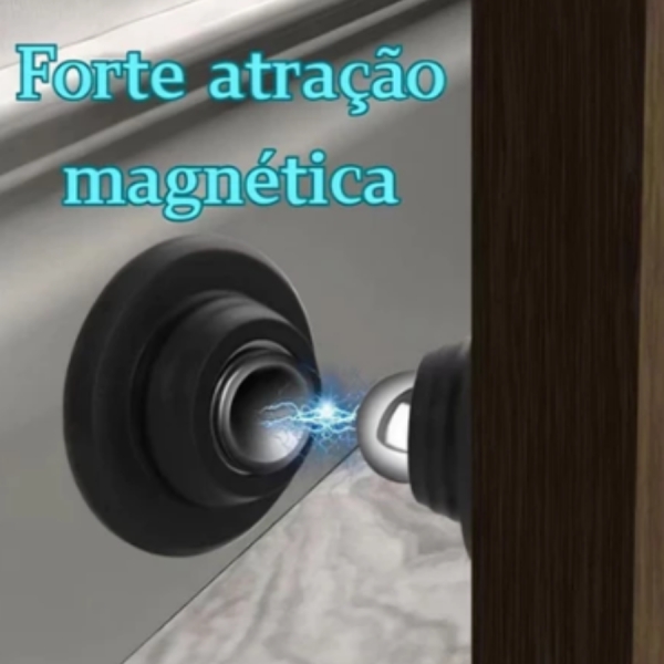 Trava Prendedor Batetor Fixador Porta Imã Magnético Adesivo Inox