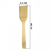1 Colher Pau e 1 Espátula Madeira 30 Cm Utensílios Colher Bambu Grande