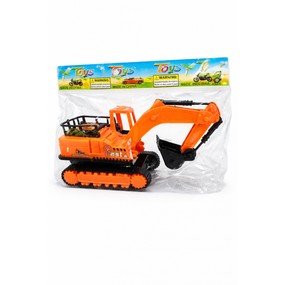 Trator Escavadeira de Brinquedo – Linha Construção