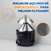 Mini Coador De Café Mini Filtro Individual Inox