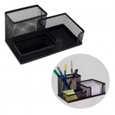 Organizador De Mesa Metal Aramado Porta Papel Canetas Clips