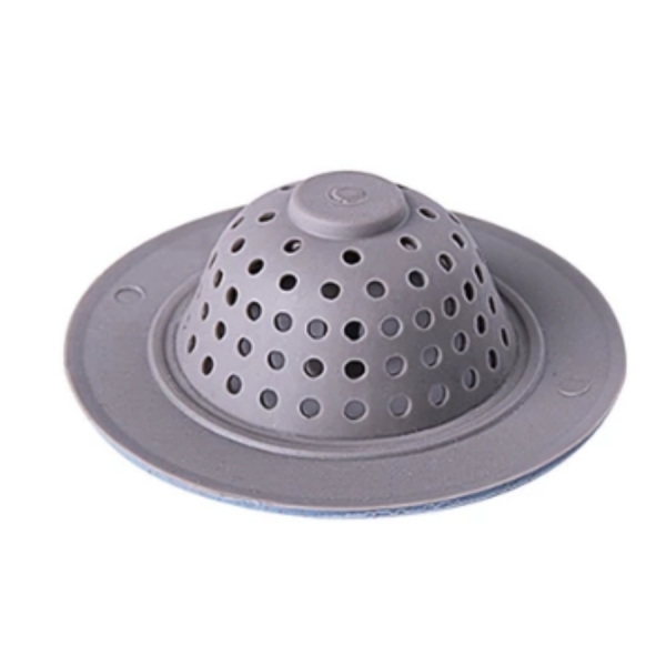 Ralo de Pia Filtro Silicone Tampa Coletor Para Tanque Cozinha 11cm