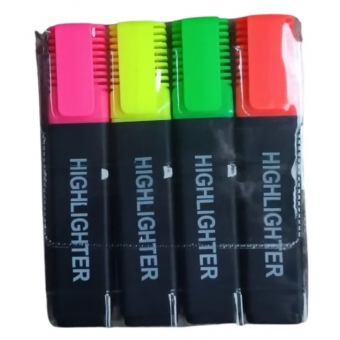 Canetas Marca-Texto marcadores coloridos para estudante material escolar