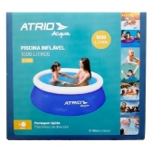 Piscina Inflável Redonda ES303 de 1000L Azul