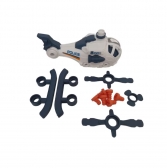 Helicóptero de Polícia Monta e Desmonta DIY - Brinquedo Educativo com Chave