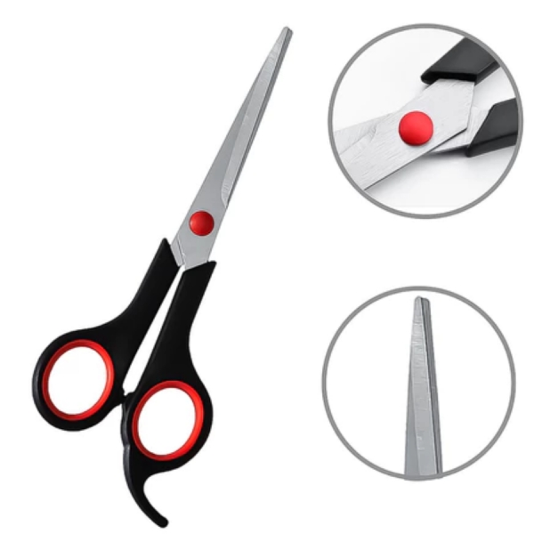 Tesoura Barbeiro Cabeleireiro Aço Inoxidável Tarefas Profissional Inox 5,5 Pol. Cabelo