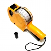 Etiquetadora impressora de etiquetas Manual Rotuladora de Preço 8 Dígitos + Etiquetas + Refil de Tinta economica