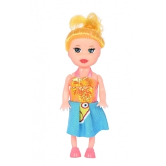 Mini Boneca com Acessório – Brinquedo Colecionável Envio Aleatorio