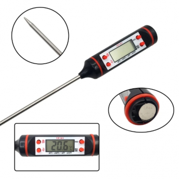 Termômetro Culinário Digital Cozinha Espeto Tp101 P/ Cozinha Oferta!