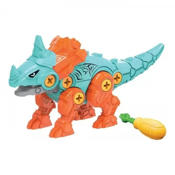 Dinossauro Montar E Desmontar Brinquedo Menino Com Chave