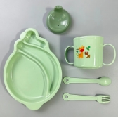 Conjunto Refeição Infantil Completo 4 Peças – Ideal para Primeiras Papinhas e Aprendizado Envio Aleatorio