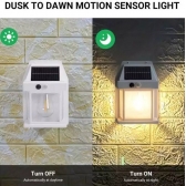 Luminaria Solar Com Movimento Sensor Luz De Parede Lâmpada LED