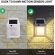 Luminaria Solar Com Movimento Sensor Luz De Parede Lâmpada LED