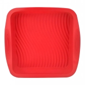 Forma De Bolo De Silicone Vermelha