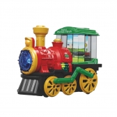Trenzinho Com Fumaça Luzes E Som Brinquedo Interativo Vermelho/amarelo/verde