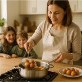 Coador De Óleo Tipo Escumadeira Escorredor De Fritura 14cm
