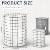 Cesto Dobrável Branco para Roupas e Brinquedos Organize com Estilo A Escolha Perfeita para Roupas e Brinquedos Ordem