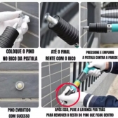 Pistola De Fixação De Ação Direta Finca Pinos Drywall Gesso Concreto Madeira Cadeirinha Parafuso