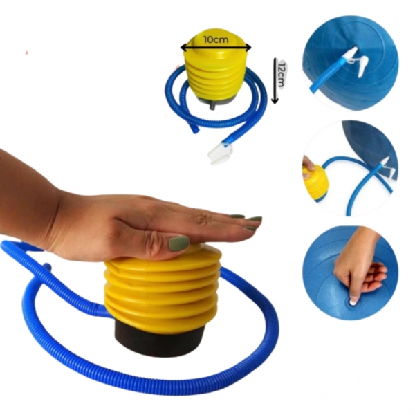 Bola de Ginástica Suíça Yoga Pilates Bola de Pilates Inflável Anti Estouro com bomba para encher