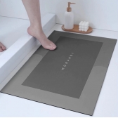 Tapete Banheiro Antiderrapante Absorvente de Secagem Rápida