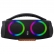 Caixa de som Bluetooth Portátil Com Led RGB 22cm Portátil FM USB TWS 10Wx2 Para Praia, Festa ou Viagem
