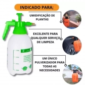 Pulverizador Borrifador Compressão Para Jardinagem Limpeza Vidro Automotivo Spray Manual Multiuso 2L