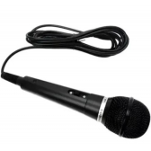 Microfone Profissional Com Cabo 3 Metros Fios Chave Liga Desliga Saída P10