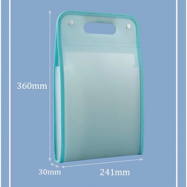 Pasta Sanfonada Com 12 Divisórias Pasta Prancheta Tamanho A4 Escritório Escolar