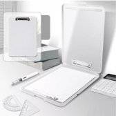 1 Peça Prancheta Com Armazenamento, Pasta De Prancheta De Abertura